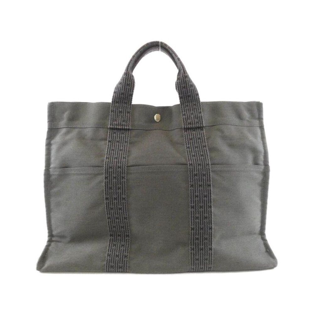 Hermes Herline Canvas Tote Bag